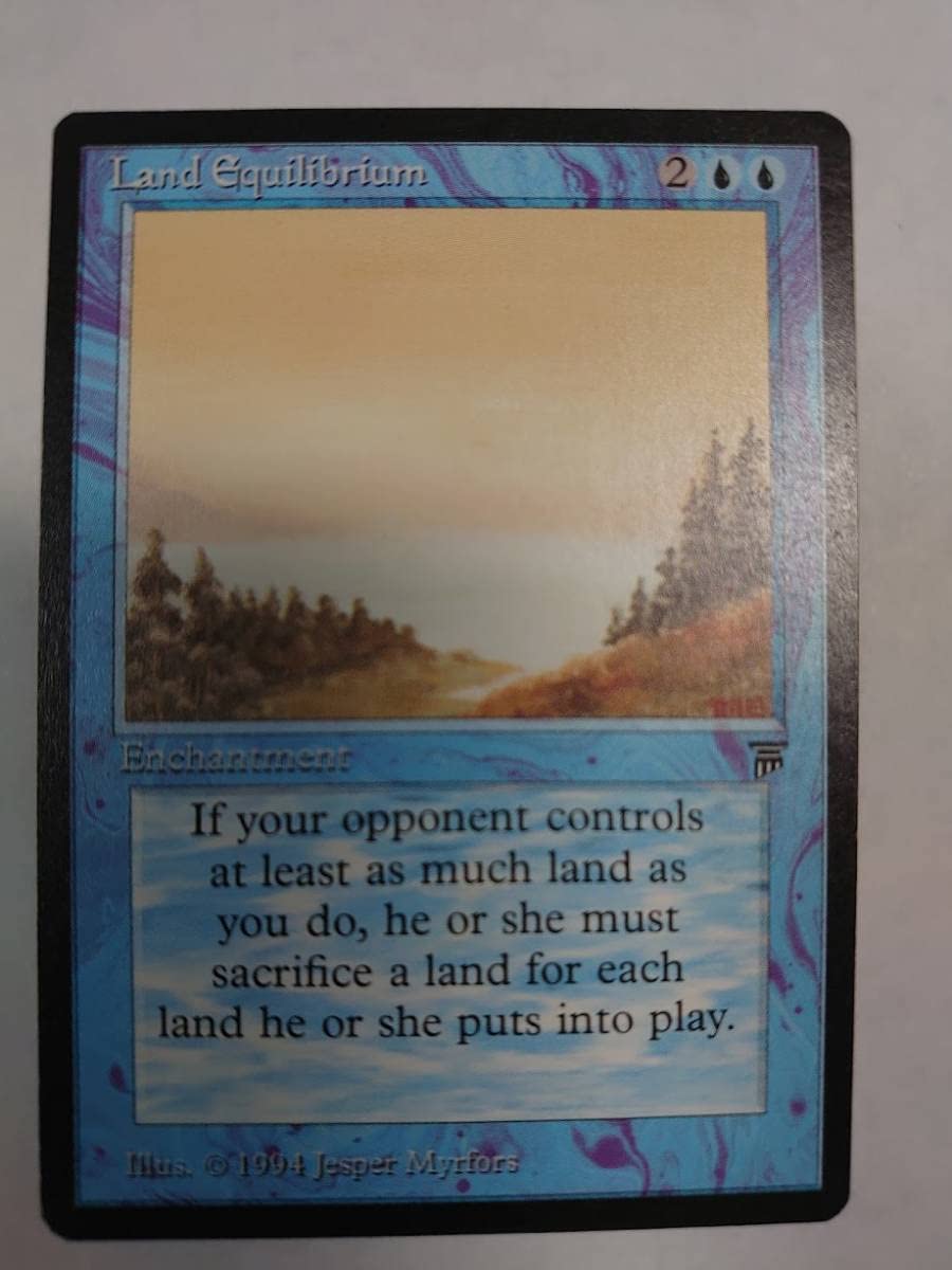 MTG LEG Land Equilibrium 英語版 Amazon.co.jp: MTG Land Equilibrium 英語版 LEG 青 R : おもちゃ